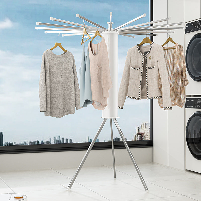 Cross-border balcony indoor octopus clothes rack folding clothes towel drying rack floor octopus clothes rack